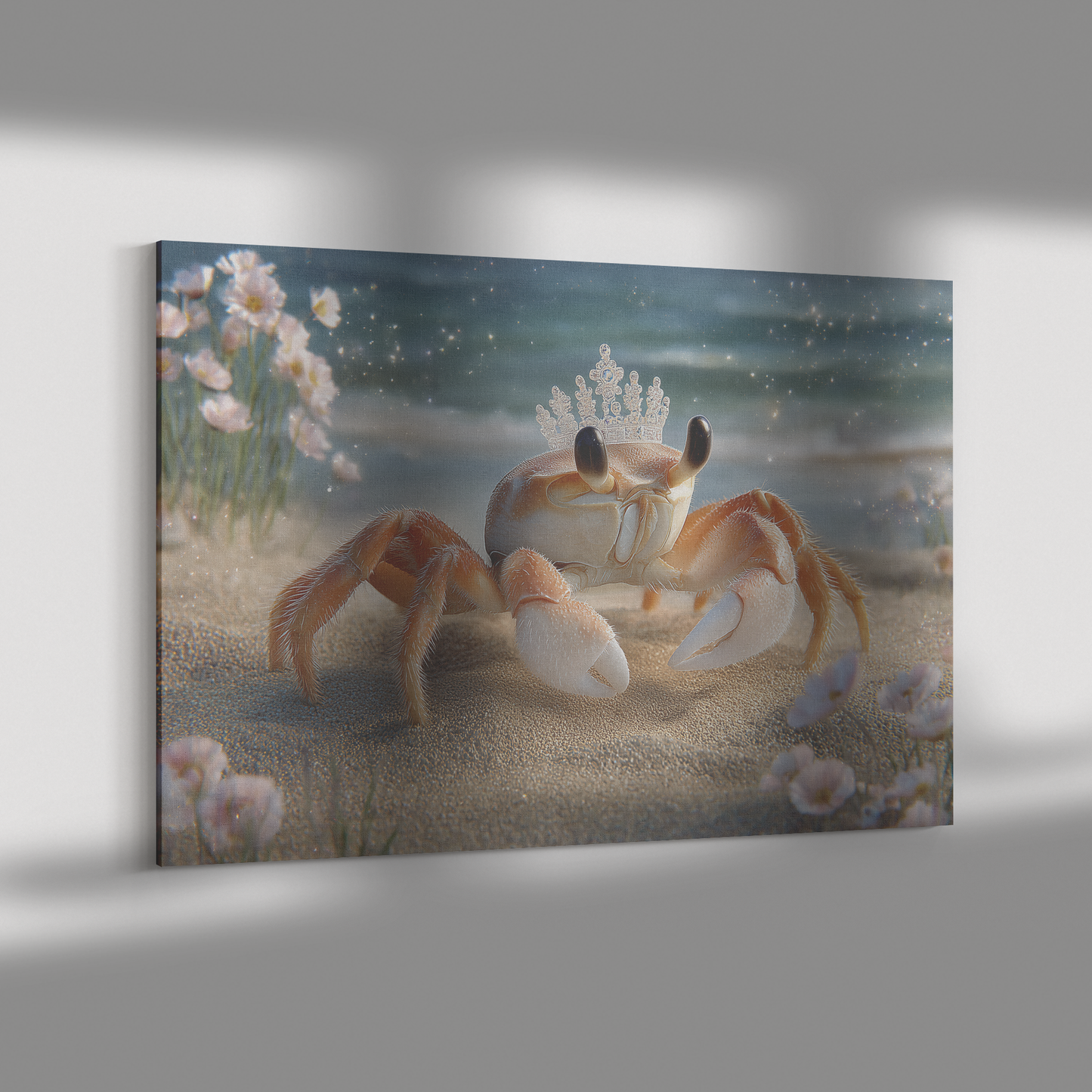 Crab_with_Seashell_Crown_Sitting_in_Spar_H_Rectangle_Dramatic_Shadow_Mockup.png_15467083