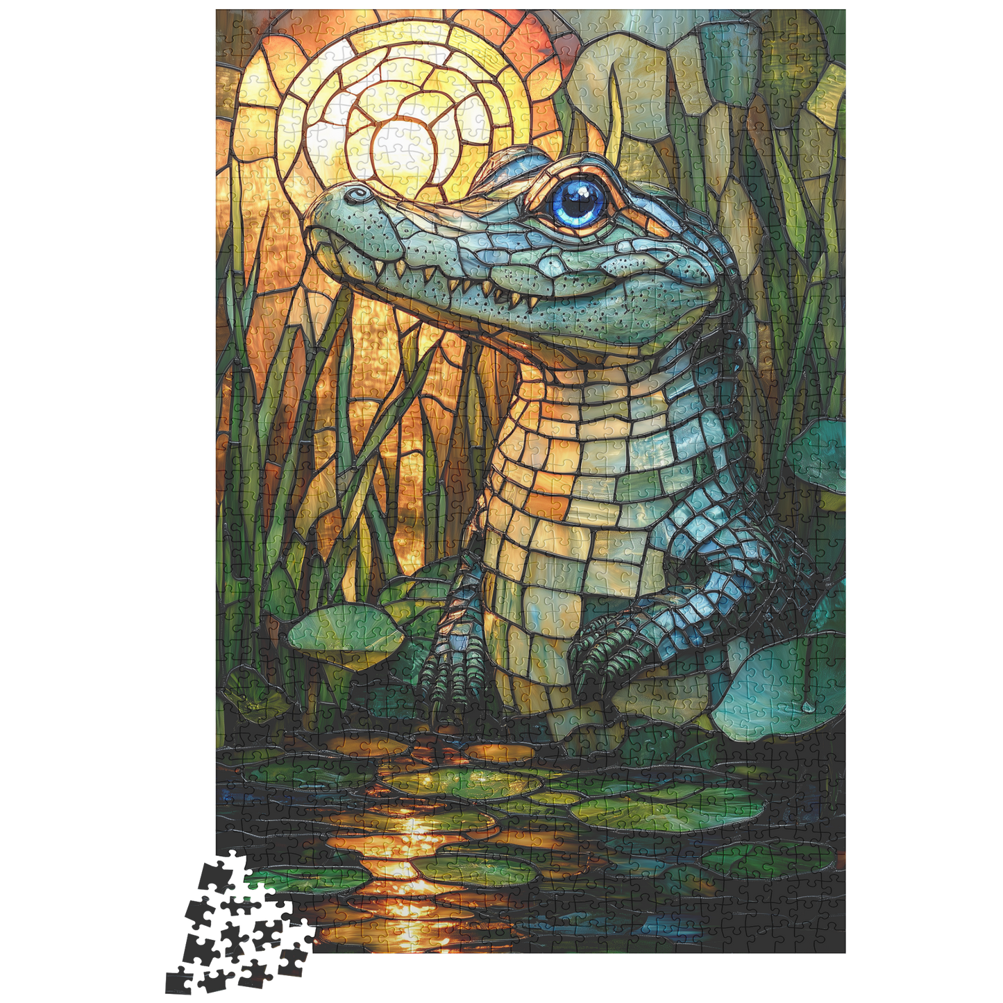 Dragon_Stained_Glass_1014_Piece_Jigsaw_P_1014pc_V_Loose_Mockup.png