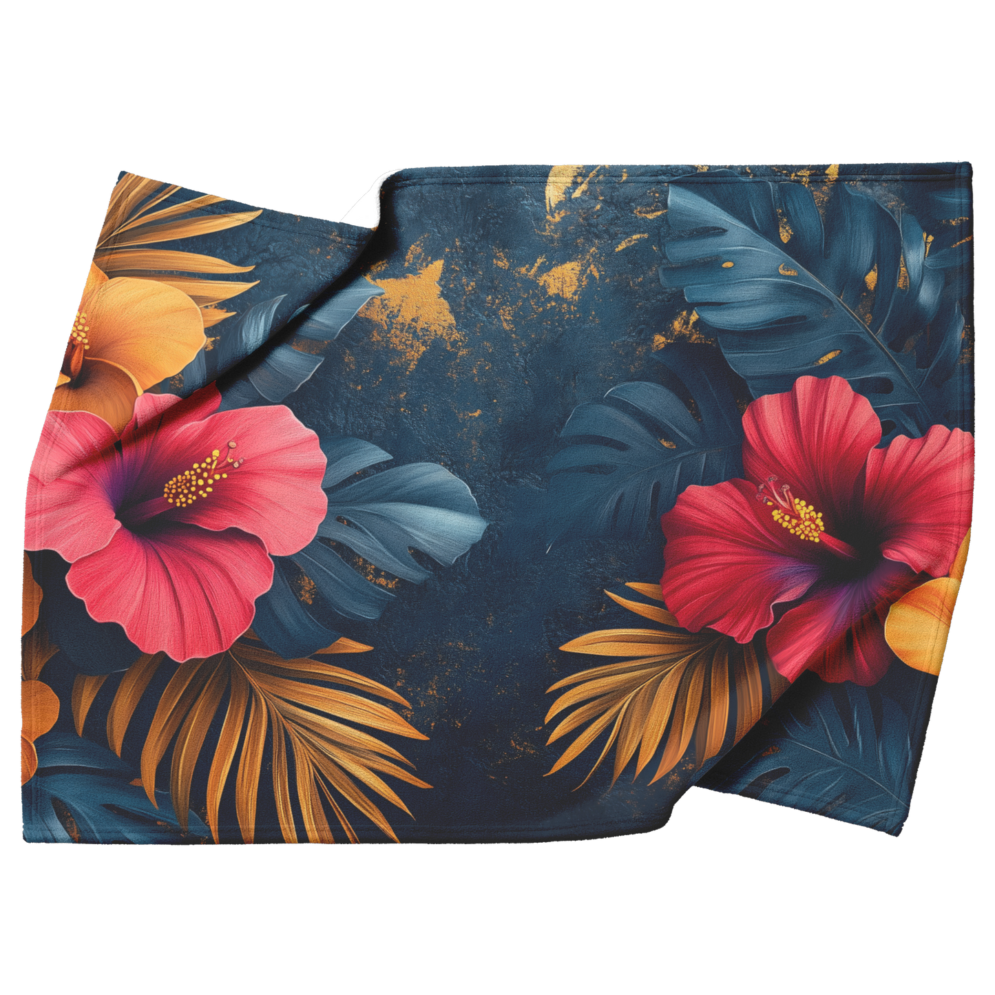 Dynamic_Abstract_Botanical_With_Bold_Tro_H_Blanket_Top_Bottom_Folds_Mockup.png