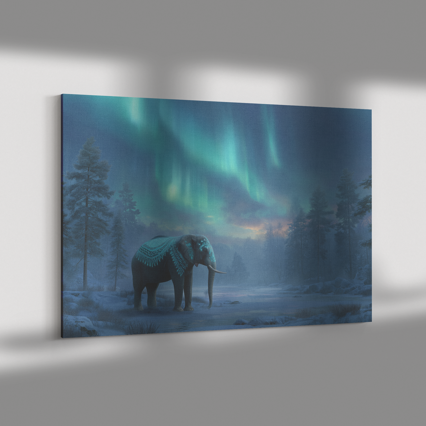 Elephant_with_Glowing_Tribal_Paint_Stand_H_Rectangle_Dramatic_Shadow_Mockup.png_15487855
