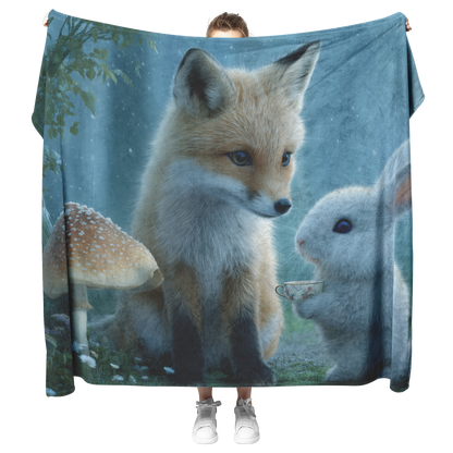 Enchanted_Fox_And_Rabbit_Sharing_Tea_Und_H_Blanket_Model_Mockup.png_15278772