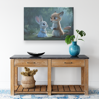 Enchanted_Fox_and_Rabbit_Sharing_Tea_Und_H_Rectangle_Smaller_Lifestyle_Mockup.png_15430770
