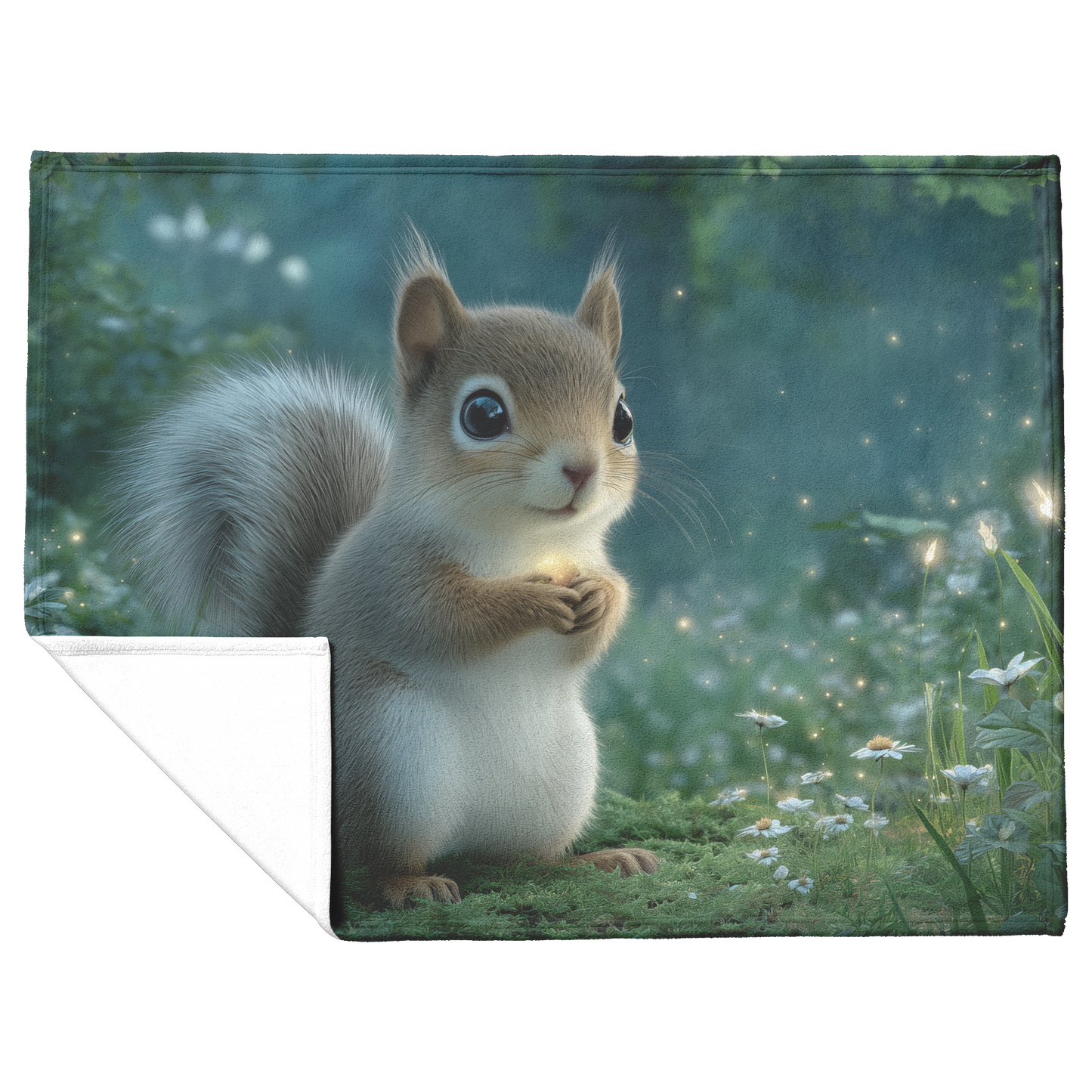 Enchanted_Squirrel_With_Blue_Eyes_Holdin_H_Blanket_Flat_Fold_Mockup.png