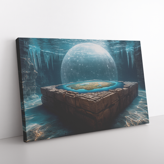 Flat_Earth_On_Massive_Stone_Foundation_W_H_Rectangle_Angle_Floor_Mockup.png