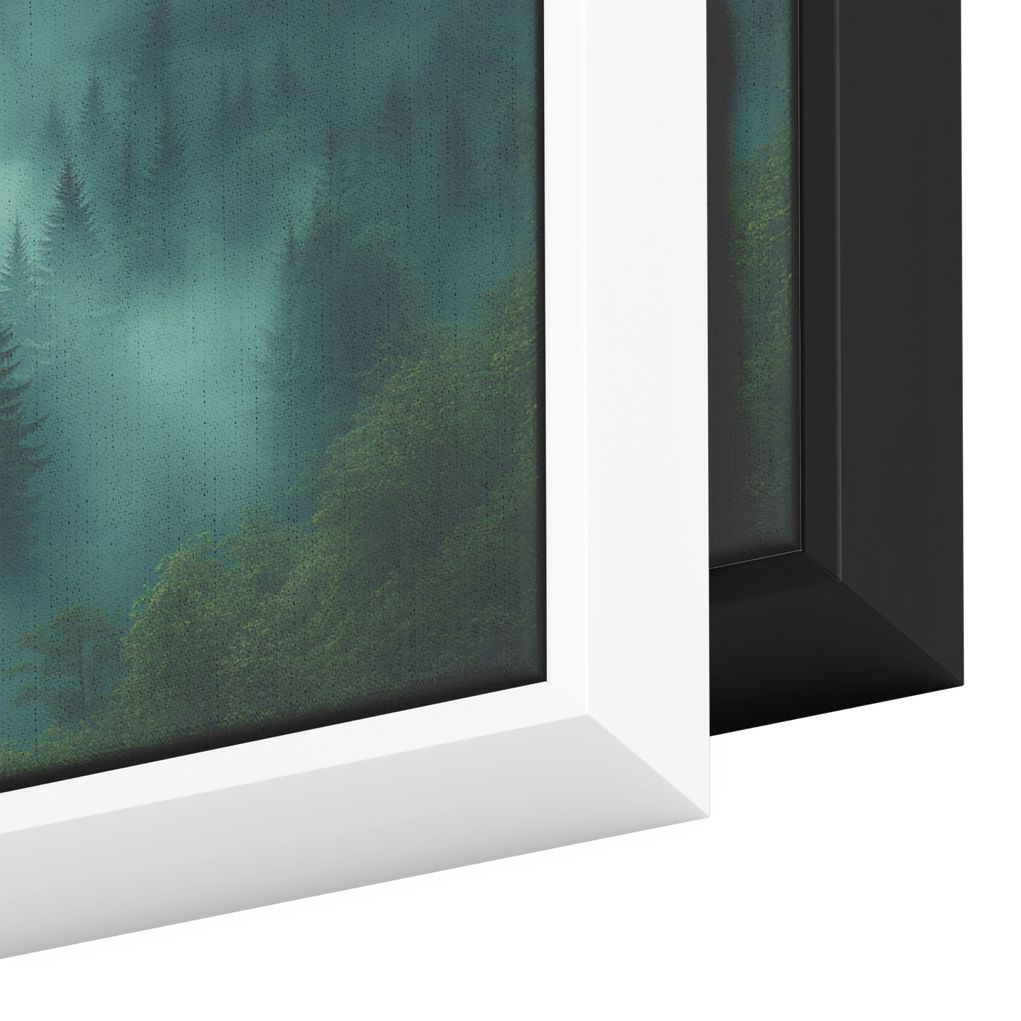 Forest_Scene_Light_Rays_Dense_Fog_Tall_P_Framed_Canvas_H_Panoramic_Color_Options_Mockup.png