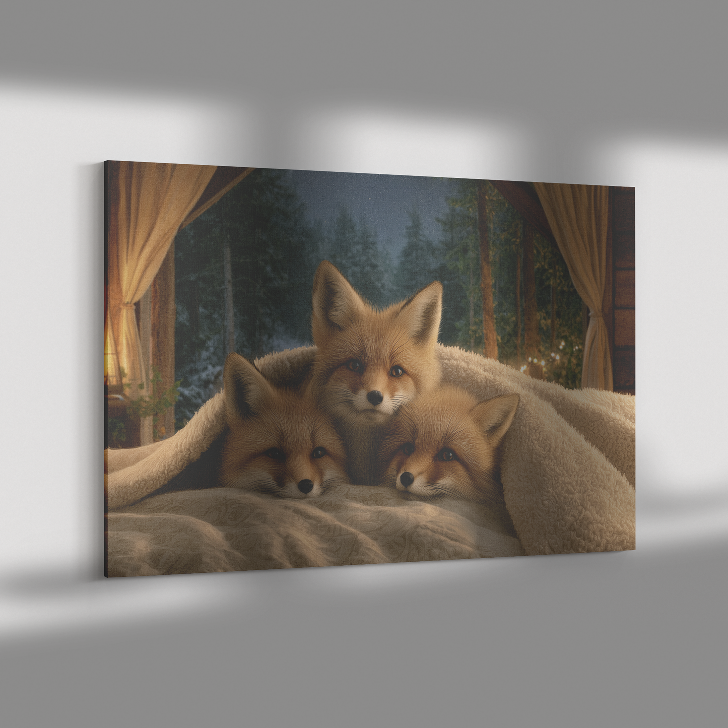 Fox_Family_Cuddled_Under_Warm_Quilt_Insi_H_Rectangle_Dramatic_Shadow_Mockup.png_15487637