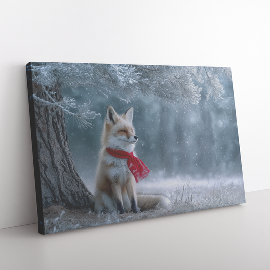 Fox_Wearing_Red_Scarf_Sitting_Beside_Fro_H_Rectangle_Angle_Floor_Mockup.png_15528845