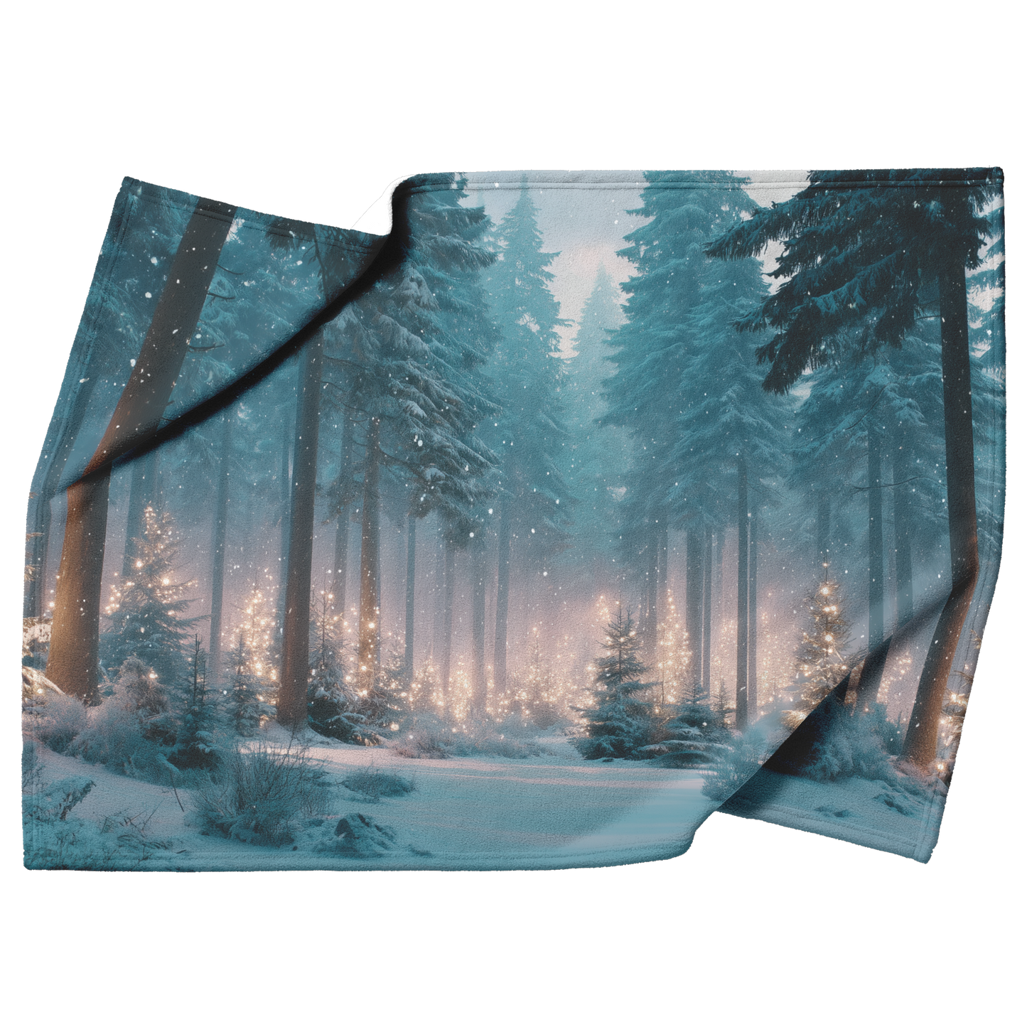 Frosted_Pine_Forest_With_Christmas_Light_H_Blanket_Top_Bottom_Folds_Mockup.png