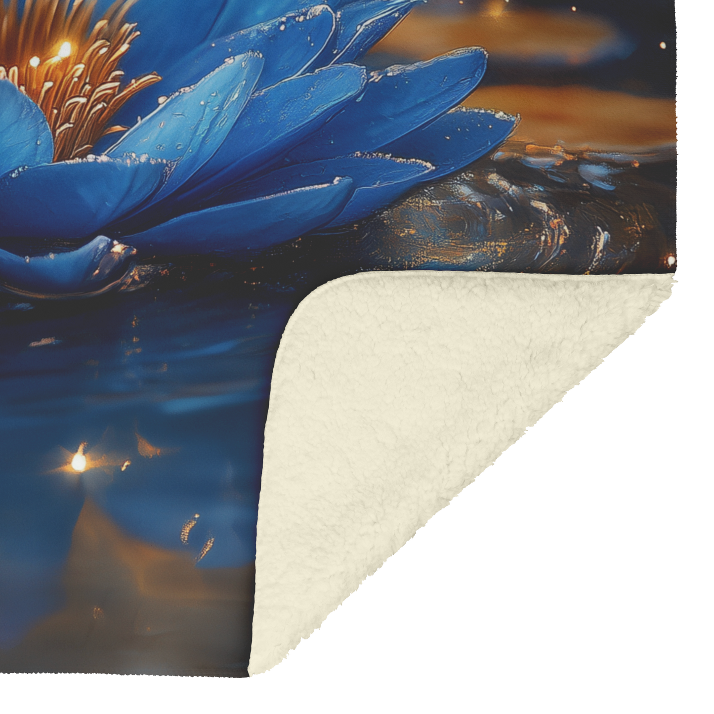 Glowing_Blue_Chrysanthemums_on_Pond_with_H_Blanket_Sherpa_Mockup.png