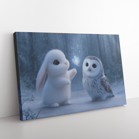 Glowing_Bunny_and_Baby_Owl_Building_Snow_H_Rectangle_Angle_Floor_Mockup.png_15528074