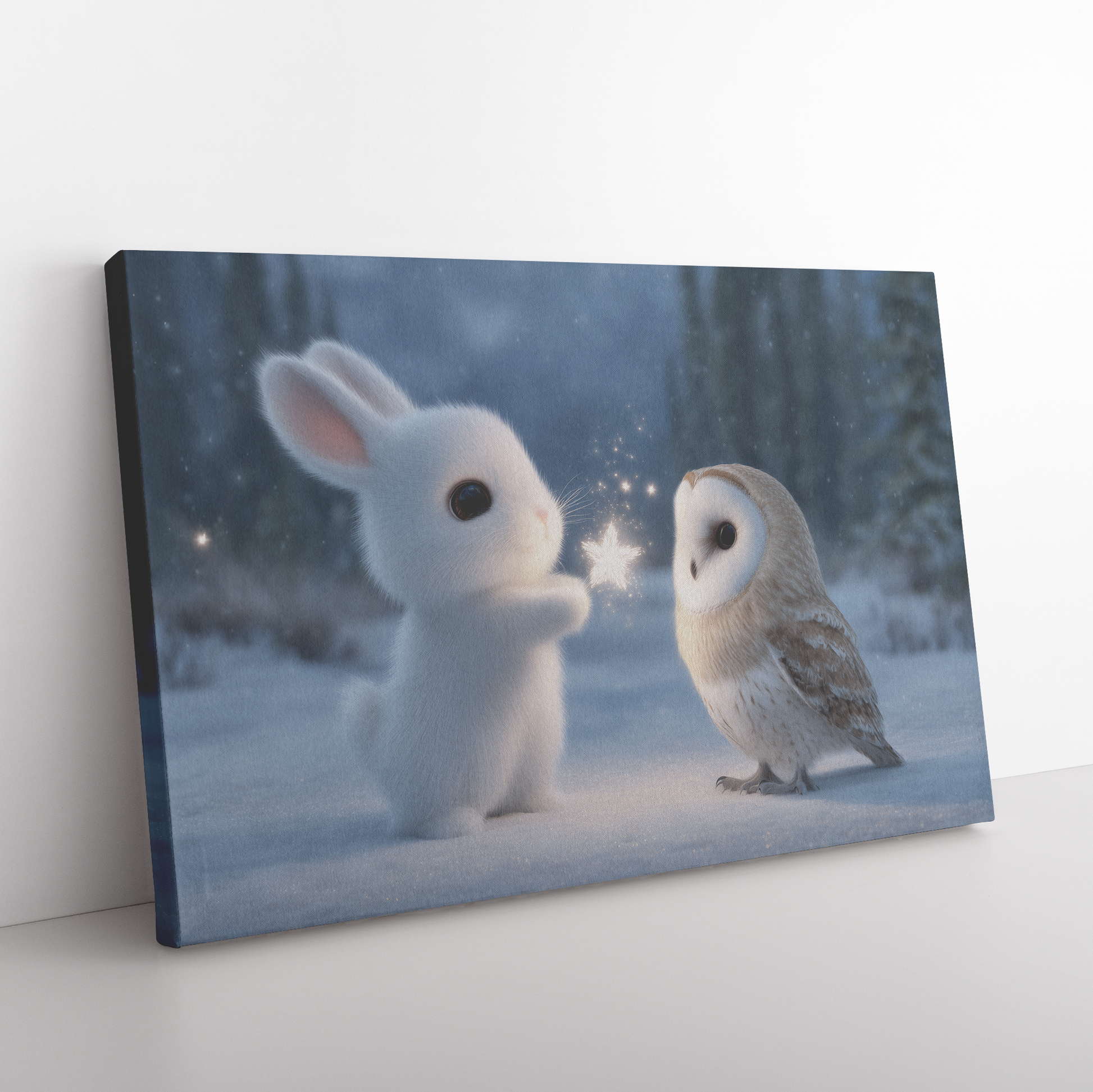 Glowing_Bunny_and_Baby_Owl_Building_Snow_H_Rectangle_Angle_Floor_Mockup.png_15528068