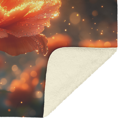 Glowing_Carnation_with_Dewdrops_Butterfl_H_Blanket_Sherpa_Mockup.png