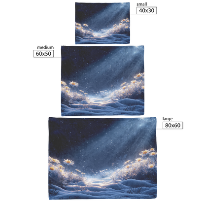 Glowing_Daisies_in_Frost-Covered_Meadow__H_Blanket_Size_Options_Mockup.png