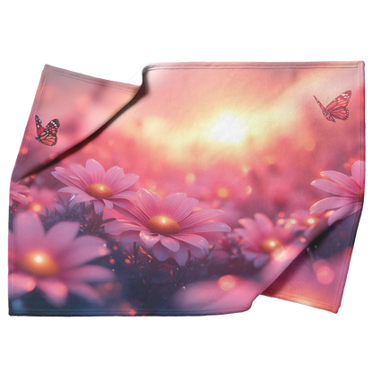 Glowing_Field_of_Colorful_Daisies_at_Sun_H_Blanket_Top_Bottom_Folds_Mockup.png