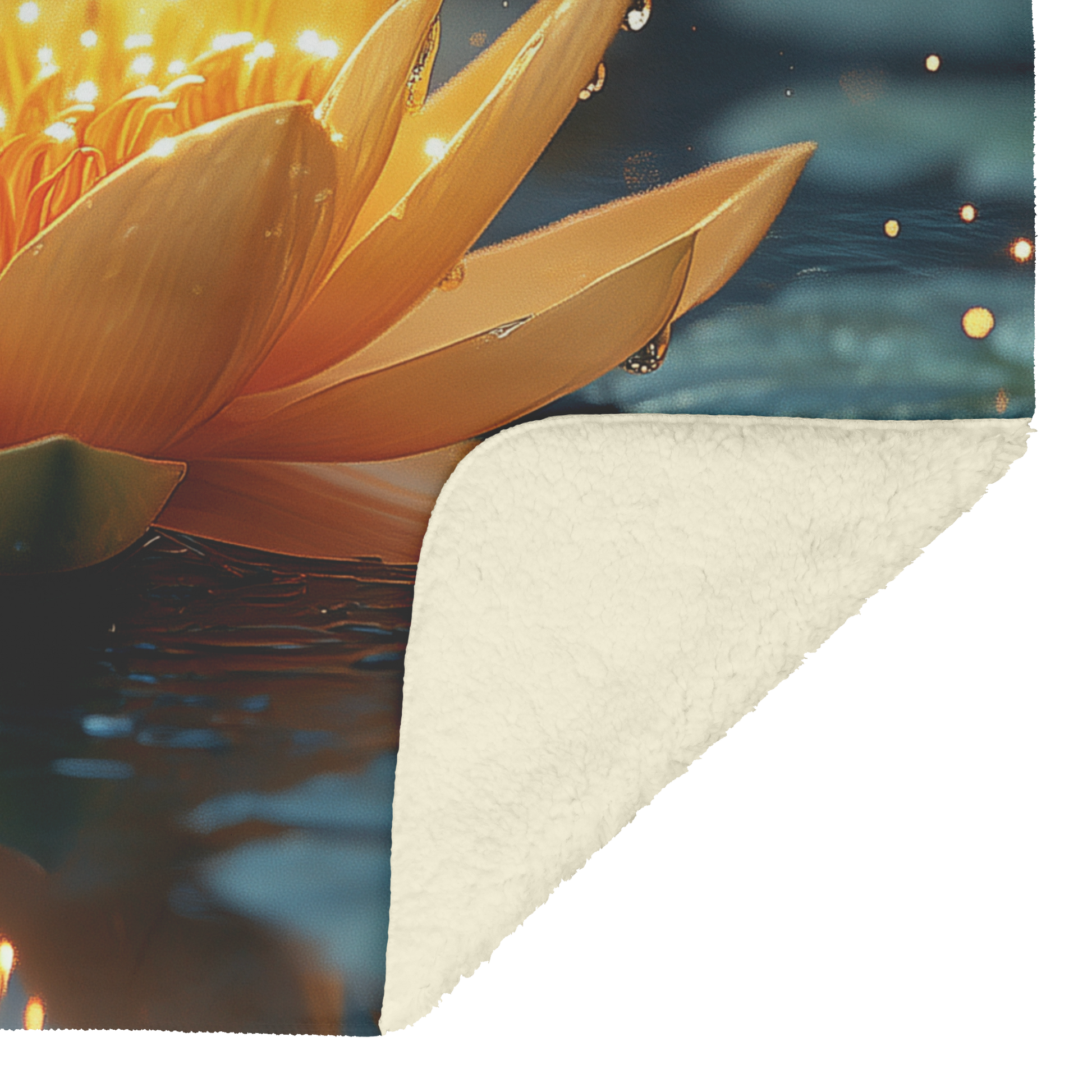 Glowing_Golden_Lotus_with_Moonlight_Ripp_H_Blanket_Sherpa_Mockup.png