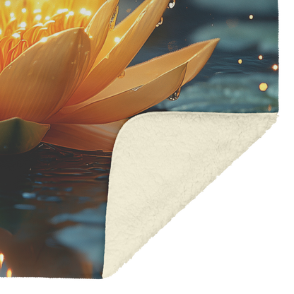 Glowing_Golden_Lotus_with_Moonlight_Ripp_H_Blanket_Sherpa_Mockup.png