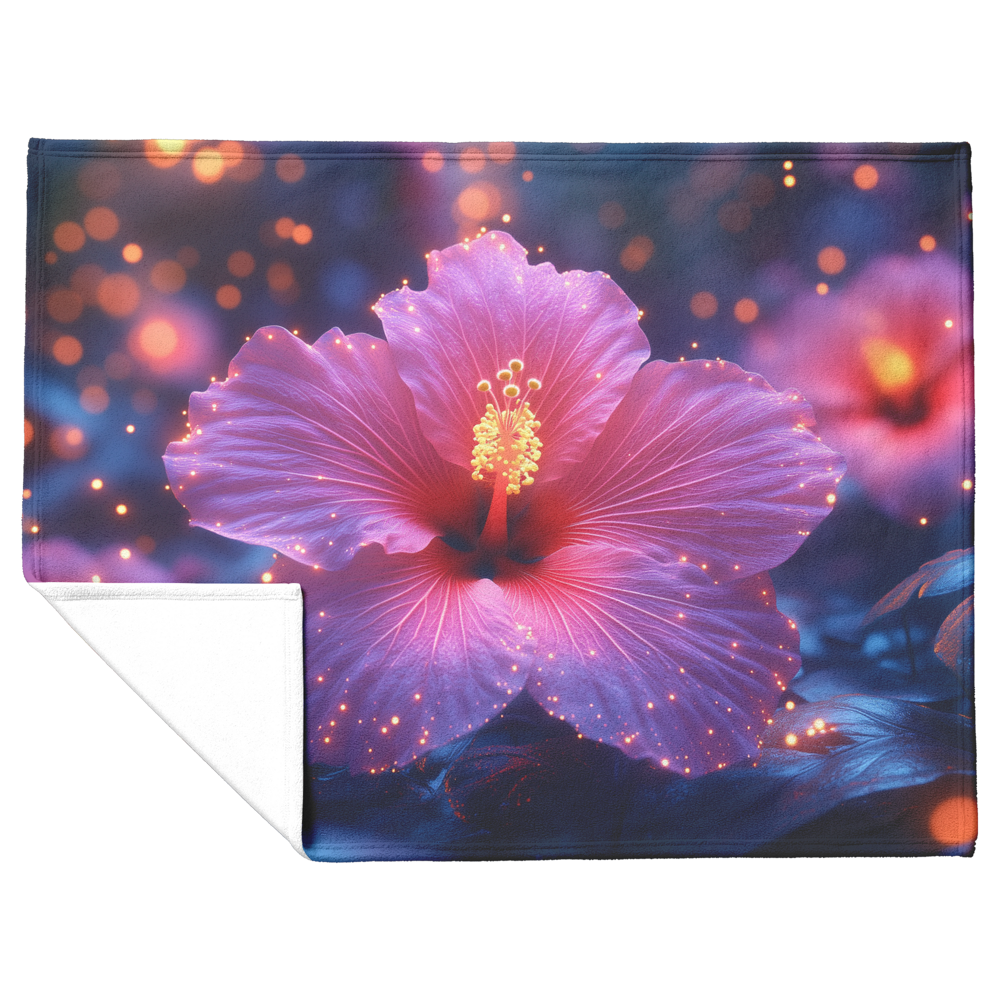Glowing_Hibiscus_Garden_with_Sparkles_Li_H_Blanket_Flat_Fold_Mockup.png