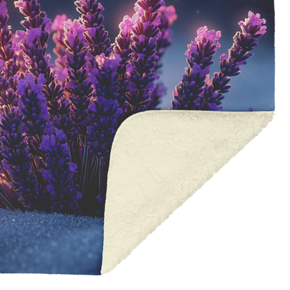 Glowing_Lavender_Flowers_with_Morning_Li_H_Blanket_Sherpa_Mockup.png