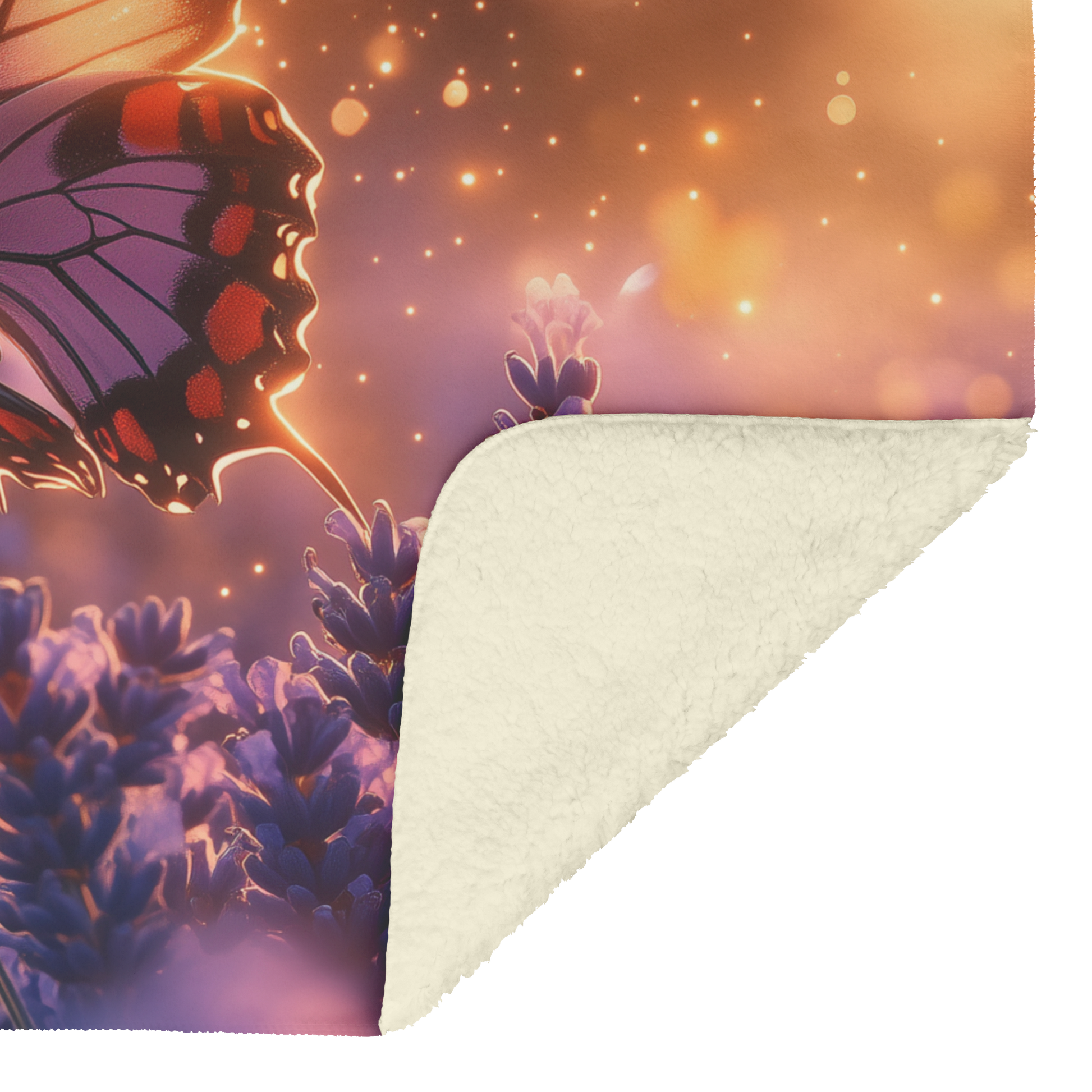 Glowing_Lavender_Plant_with_Light_Trails_H_Blanket_Sherpa_Mockup.png