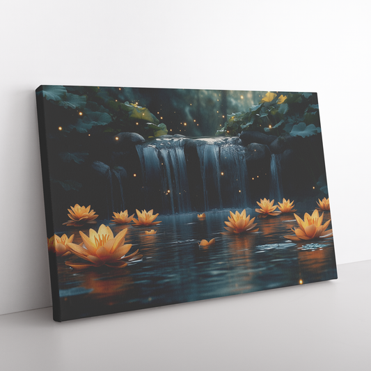Glowing_Lilies_Growing_Beside_Cascading__H_Rectangle_Angle_Floor_Mockup.png