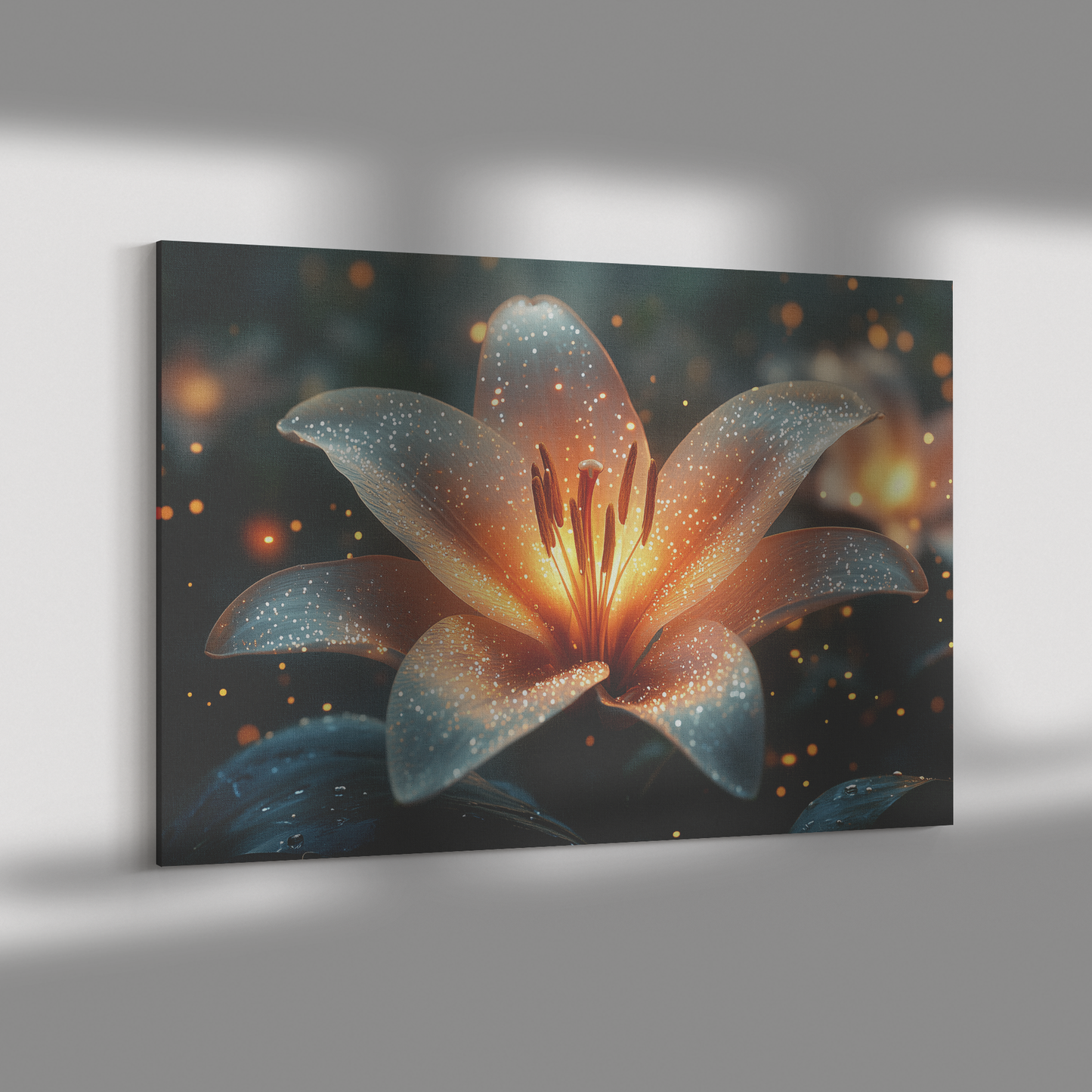 Glowing_Lily_with_Dewdrops_on_Petals_Sur_H_Rectangle_Dramatic_Shadow_Mockup.png