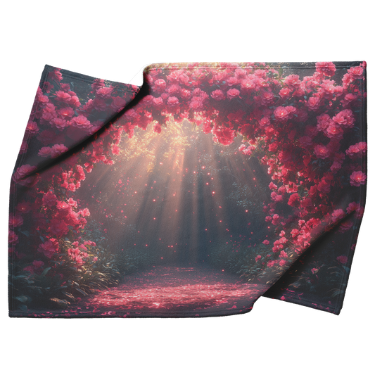 Glowing_Pink_Camellias_Under_Archway_wit_H_Blanket_Top_Bottom_Folds_Mockup.png