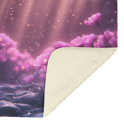 Glowing_Purple_Carnations_in_Enchanted_F_H_Blanket_Sherpa_Mockup.png