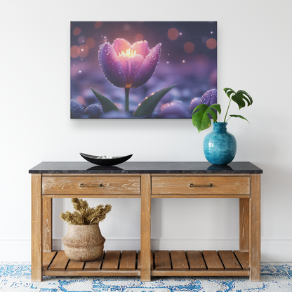Glowing_Purple_Tulip_with_Dewdrops_and_E_H_Rectangle_Smaller_Lifestyle_Mockup.png