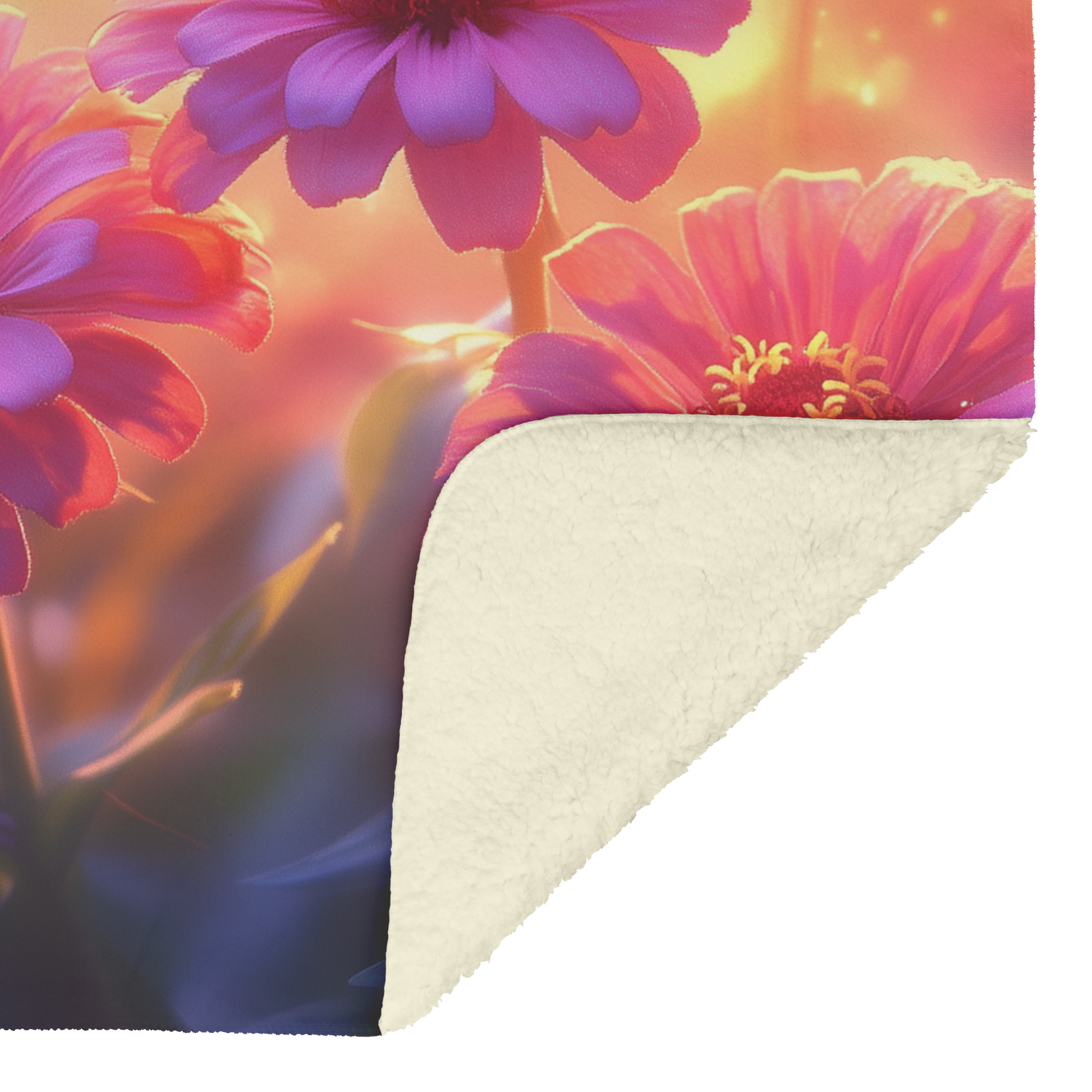Glowing_Purple_and_Red_Zinnias_with_Gold_H_Blanket_Sherpa_Mockup.png