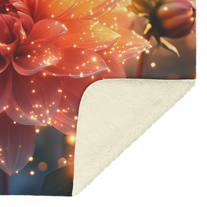 Glowing_Red_Dahlia_in_Misty_Garden_with__H_Blanket_Sherpa_Mockup.png