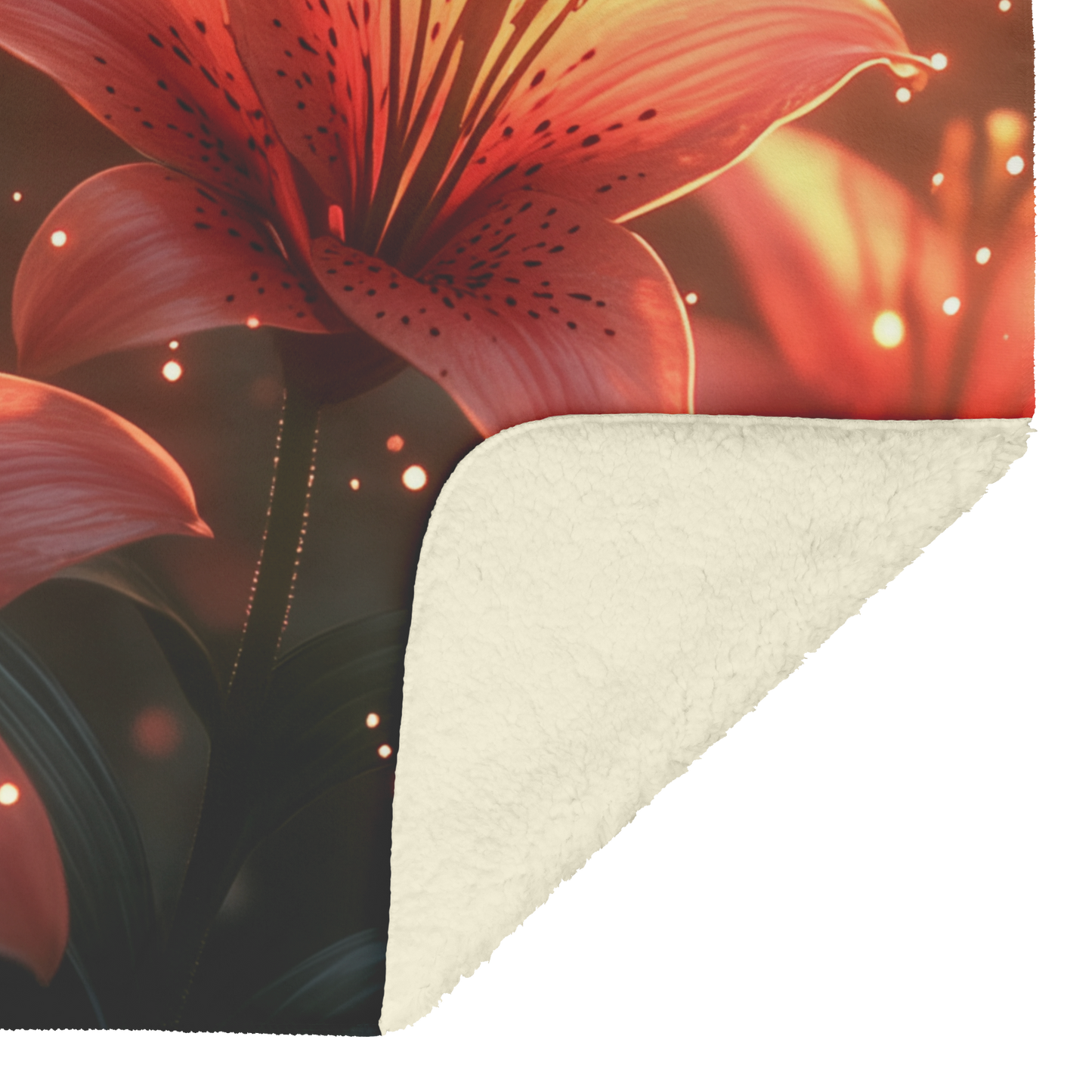 Glowing_Red_Lilies_in_Forest_Clearing_wi_H_Blanket_Sherpa_Mockup.png