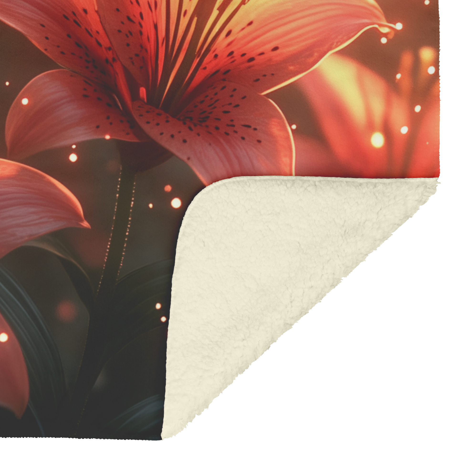 Glowing_Red_Lilies_in_Forest_Clearing_wi_H_Blanket_Sherpa_Mockup.png