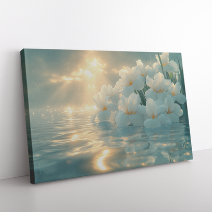 Glowing_White_Irises_Reflecting_on_Cryst_H_Rectangle_Angle_Floor_Mockup.png