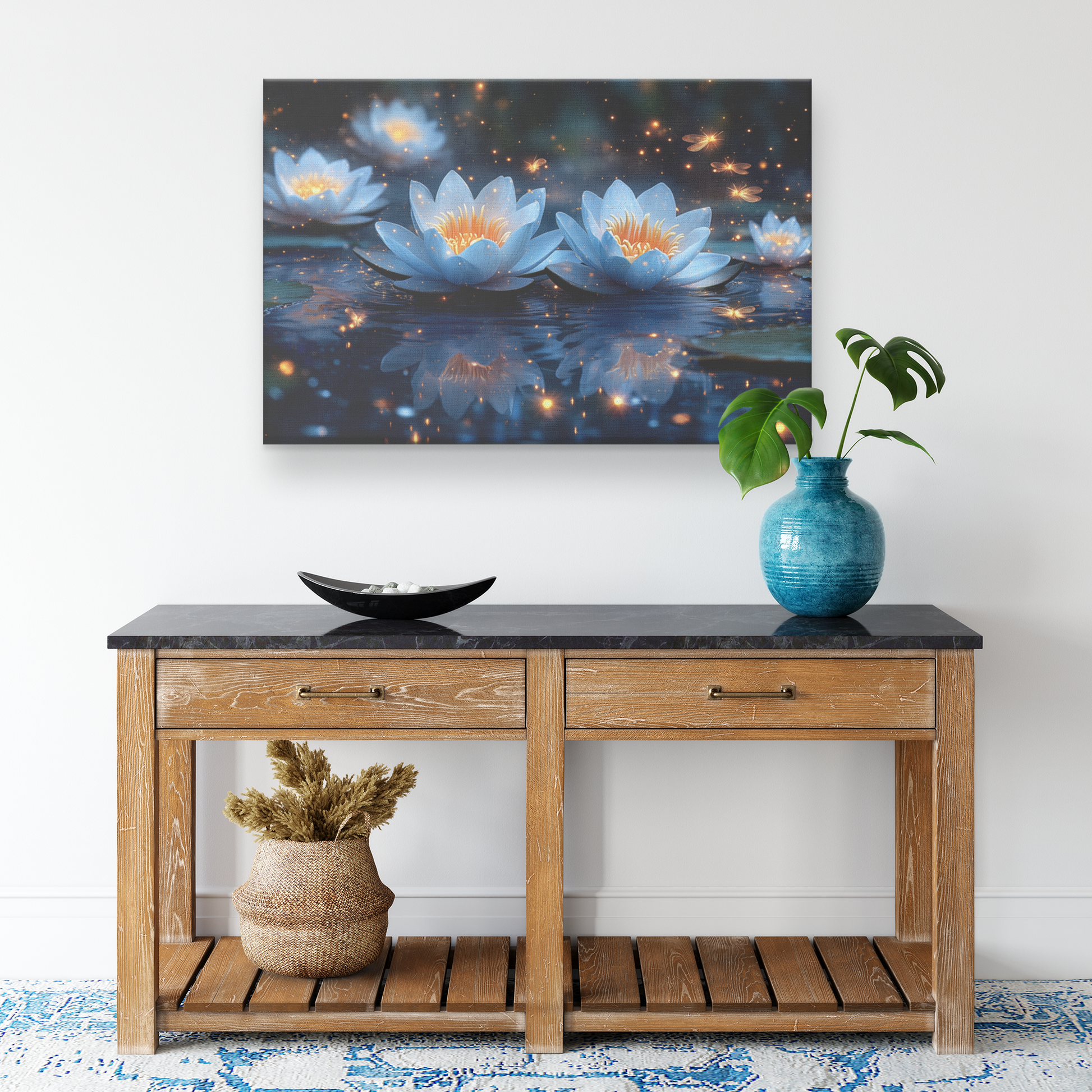Glowing_White_and_Blue_Lotuses_Floating__H_Rectangle_Smaller_Lifestyle_Mockup.png