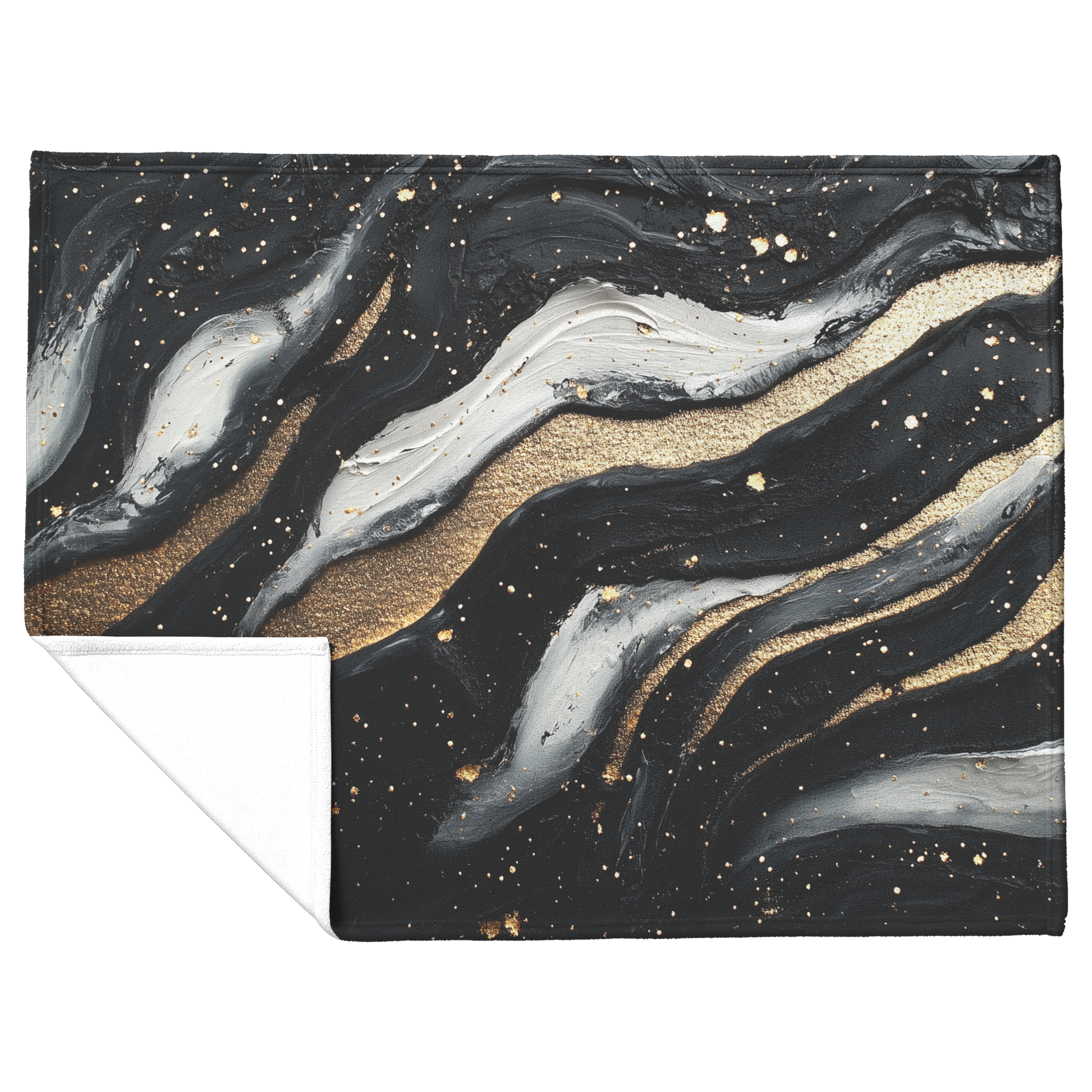 Glowing_Zebra_Print_With_Classic_Black_a_H_Blanket_Flat_Fold_Mockup.png