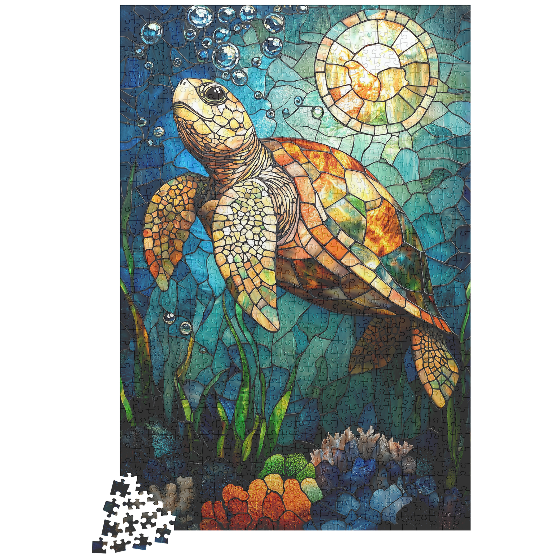 Graceful_Sea_Turtle_Swimming_in_Stained__1014pc_V_Loose_Mockup.png