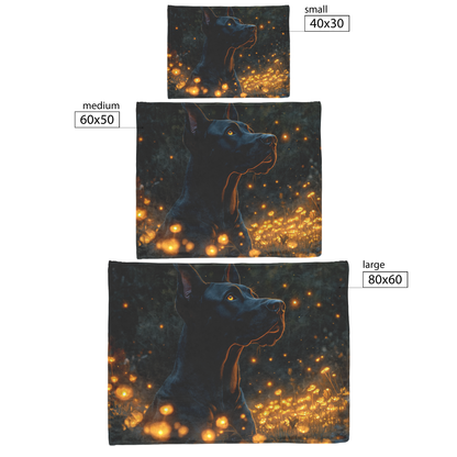 Great_Dane_Standing_Guard_in_Glowing_Enc_H_Blanket_Size_Options_Mockup.png