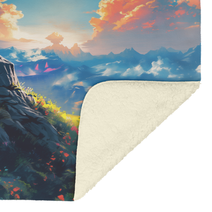 Heroic_Warrior_Standing_Atop_Cliff_With__H_Blanket_Sherpa_Mockup.png