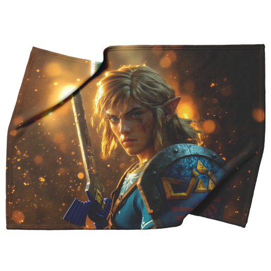 Heroic_Warrior_Standing_Triumphantly_Wit_H_Blanket_Top_Bottom_Folds_Mockup.png