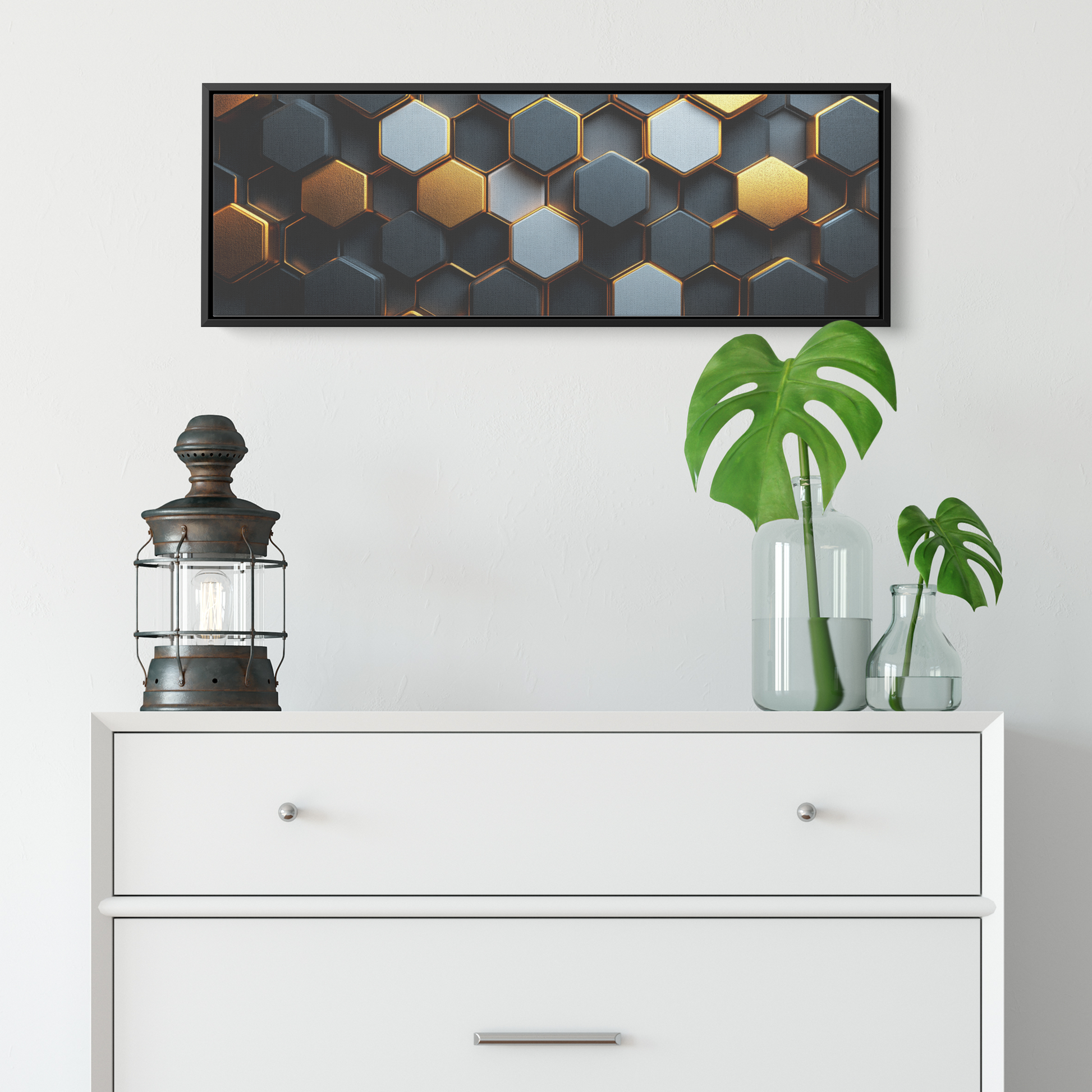 High_Contrast_Geometric_Black_White_Gold_Framed_Canvas_H_Panoramic_Small_Lifesty_Mockup.png