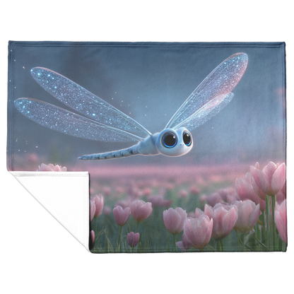 Kawaii_Dragonfly_With_Sparkly_Wings_And__H_Blanket_Flat_Fold_Mockup.png