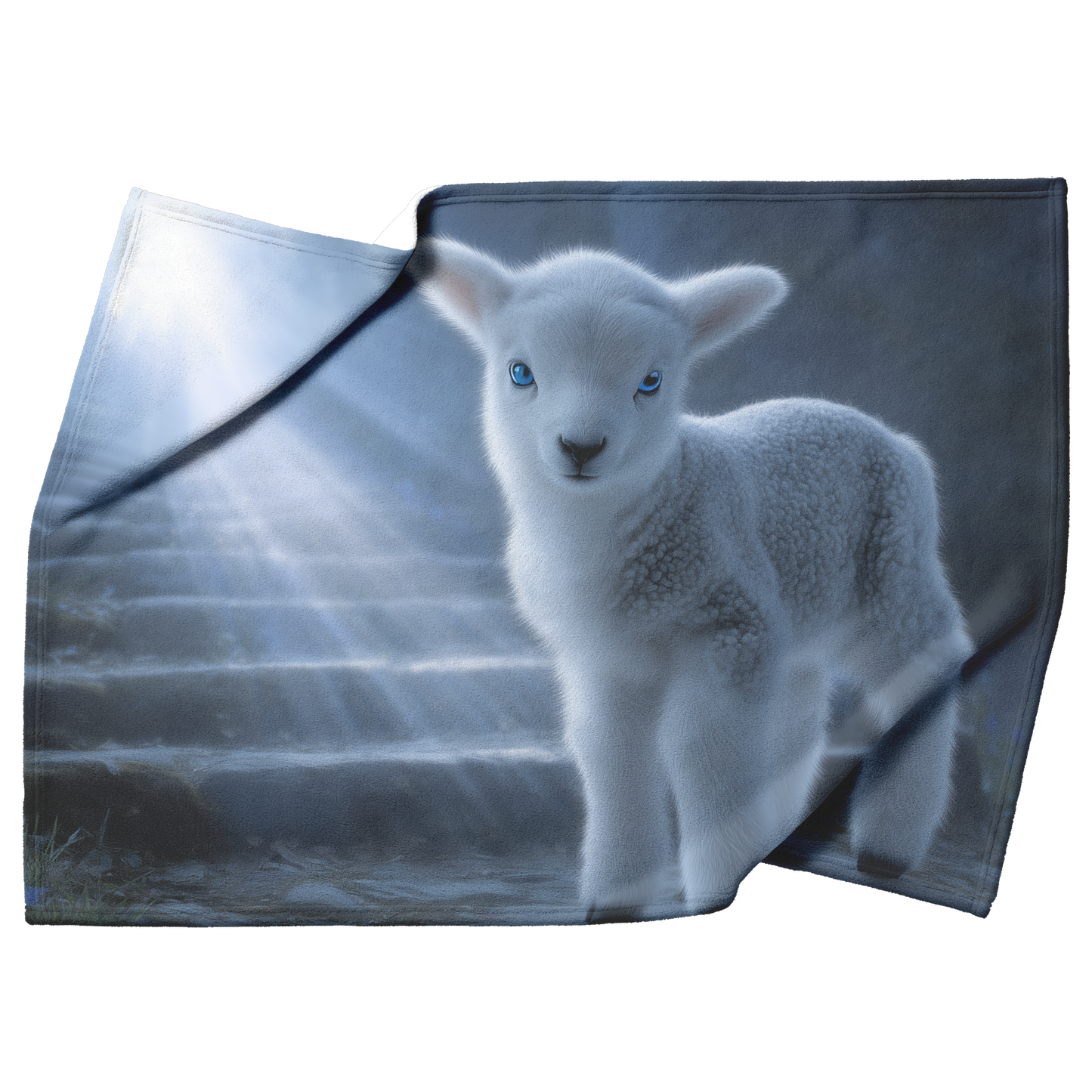 Lamb_With_Blue_Eyes_At_Radiant_Stairway__H_Blanket_Top_Bottom_Folds_Mockup.png