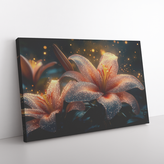 Lilies_with_Bioluminescent_Petals_Glowin_H_Rectangle_Angle_Floor_Mockup.png