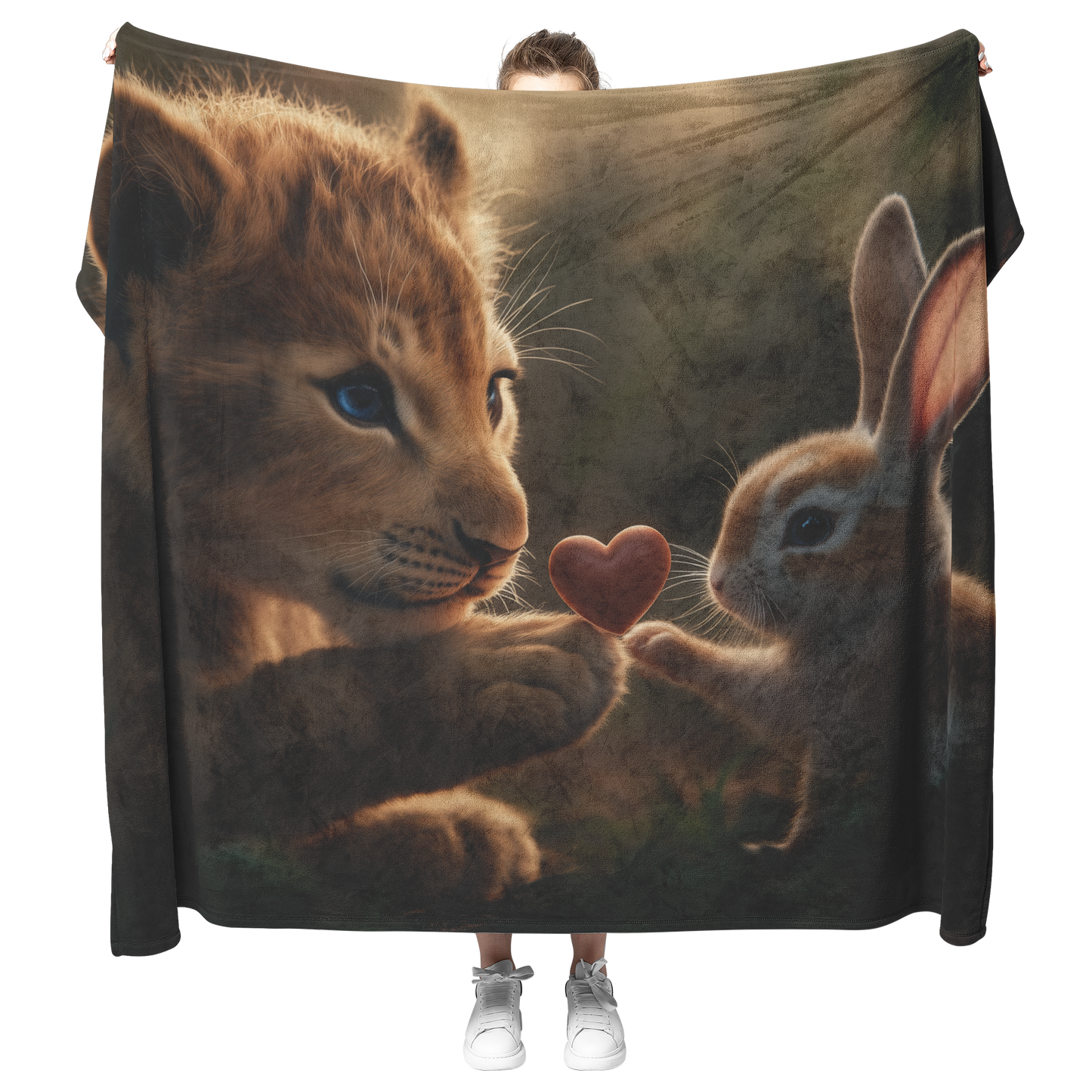 Lion_Cub_Giving_Tiny_Heart_to_Bunny_Vale_H_Blanket_Model_Mockup.png_15351103