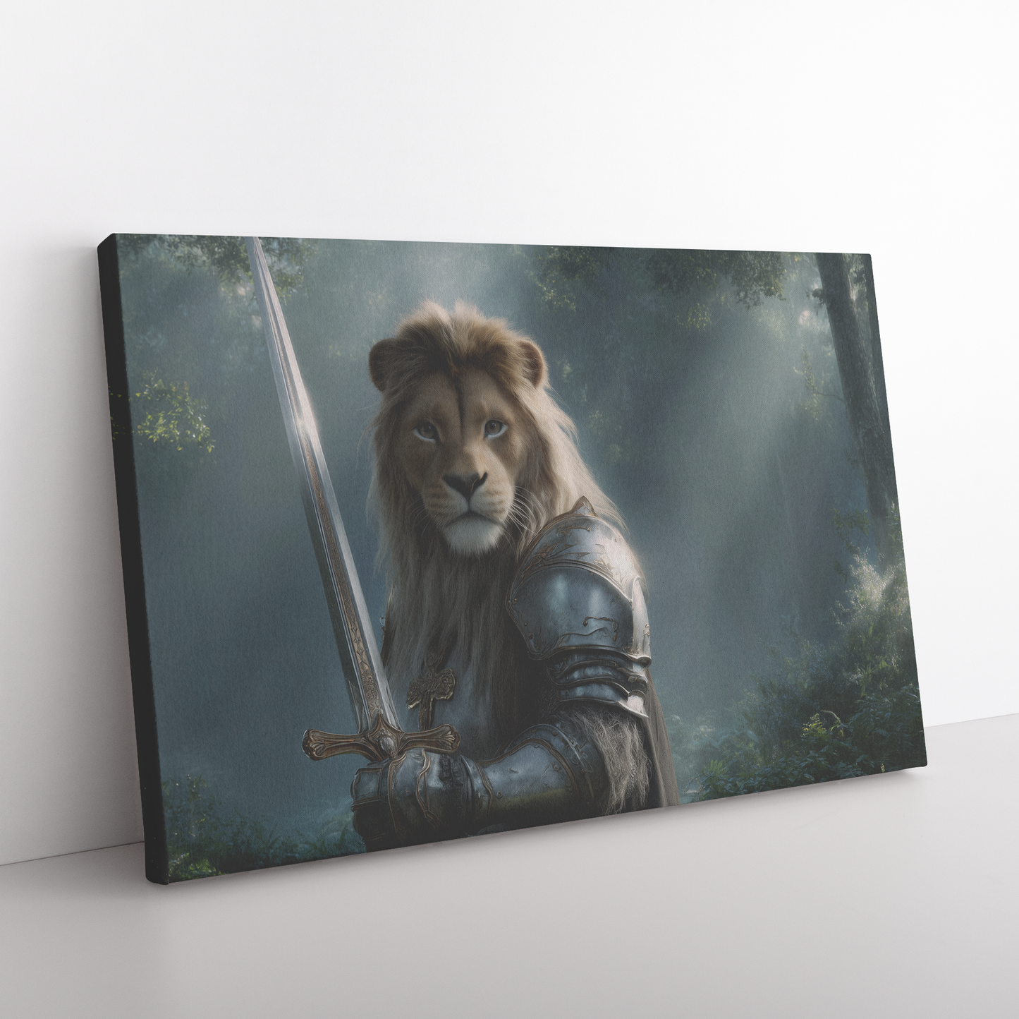 Lion_in_Golden_Armor_with_Cross_Sword_Re_H_Rectangle_Angle_Floor_Mockup.png_15486700