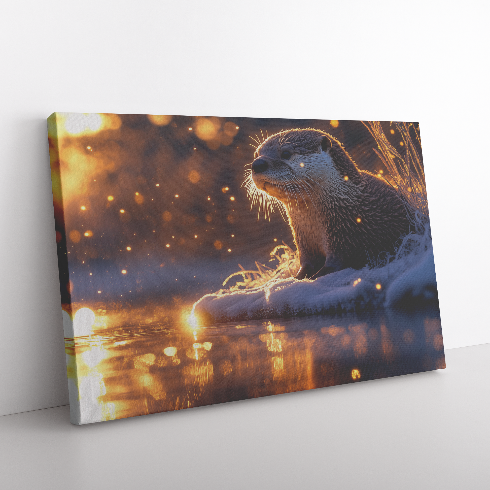 Lone_Otter_Standing_on_a_Glowing_Riverba_H_Rectangle_Angle_Floor_Mockup.png