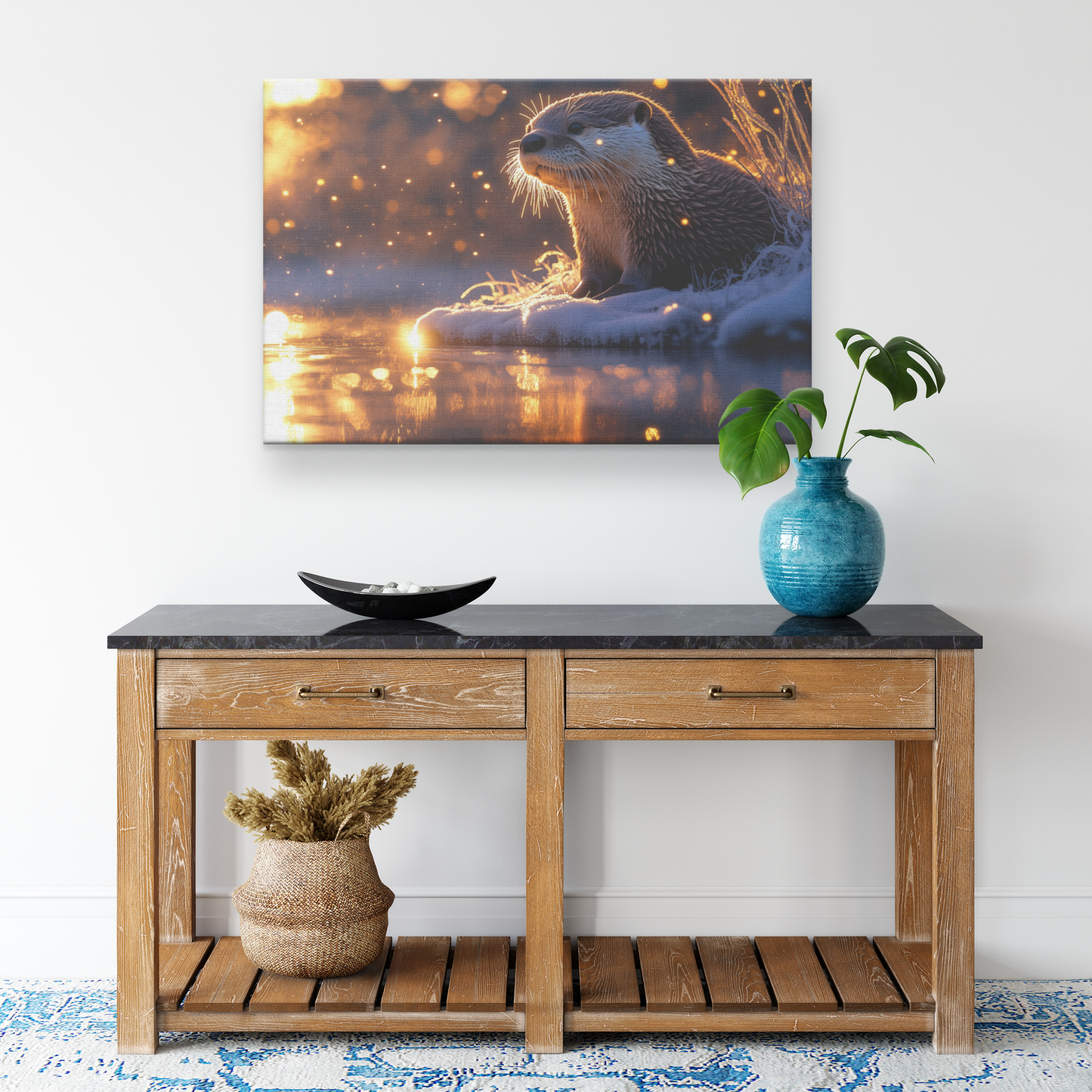 Lone_Otter_Standing_on_a_Glowing_Riverba_H_Rectangle_Smaller_Lifestyle_Mockup.png
