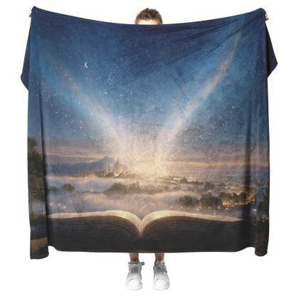 Magical_Bedtime_Storybook_Open_On_Table__H_Blanket_Model_Mockup.png