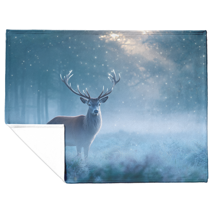 Magical_Stag_With_Shimmering_Antlers_Glo_H_Blanket_Flat_Fold_Mockup.png