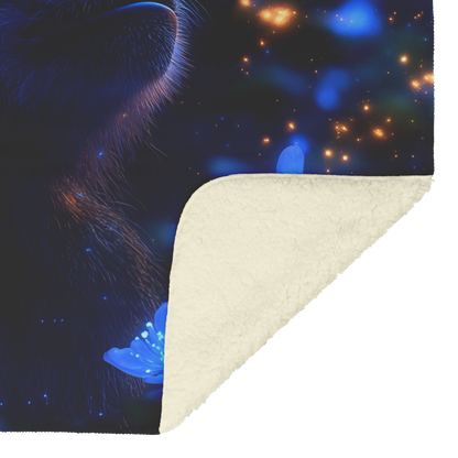 Mandrill_Exploring_Glowing_Bioluminescen_H_Blanket_Sherpa_Mockup.png